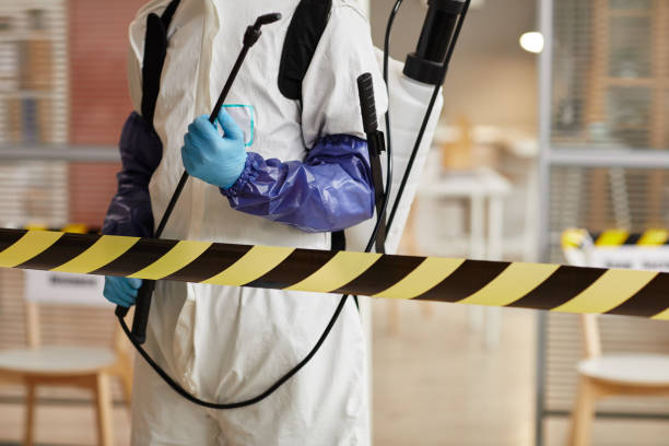 Professional Infectious Disease Decontamination technician working in New Hyde Park, NY